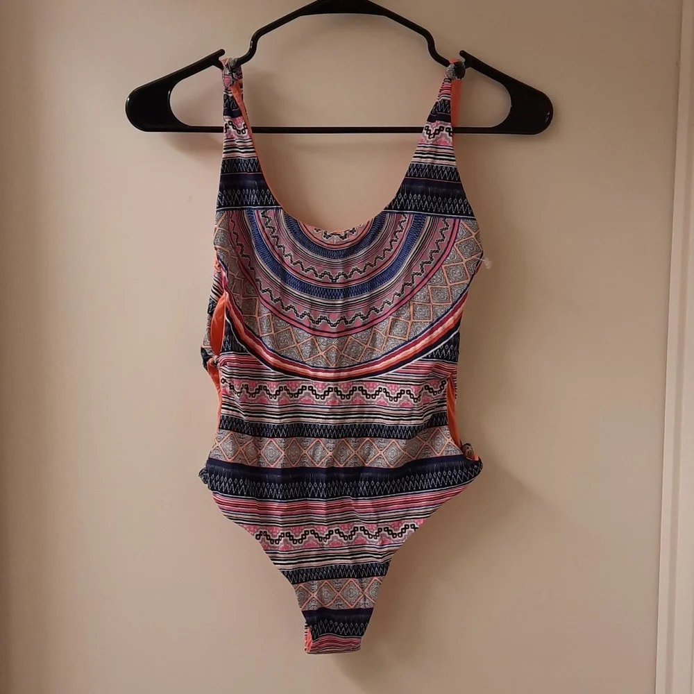 Red Carter Coral Reef Festival Swimsuit